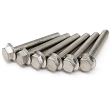 A2 A4 Stainless A2-70 WITHOUT SERRATED Hex Flange Bolt M8 M16